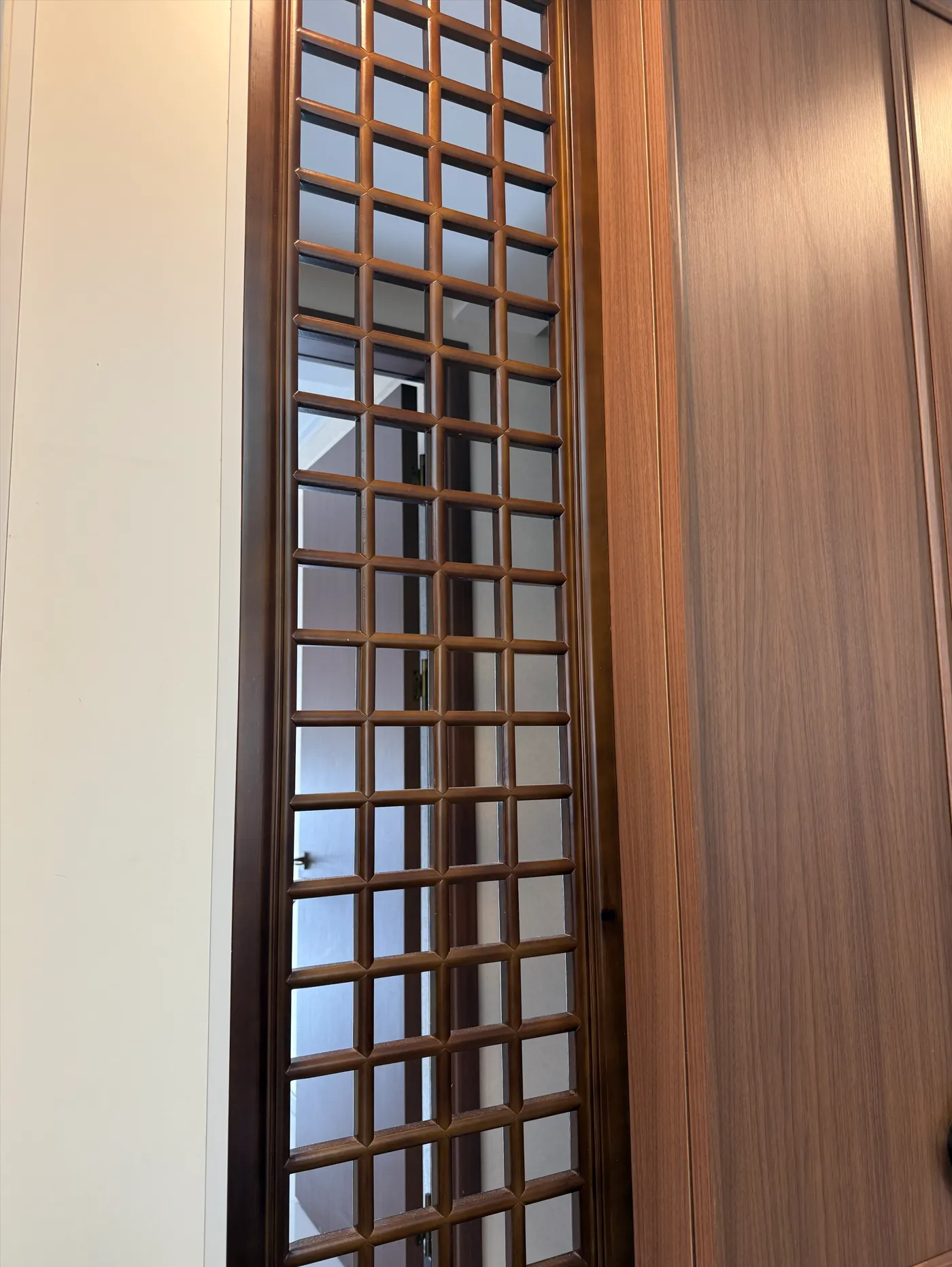 Particle board furniture application in a modern interior