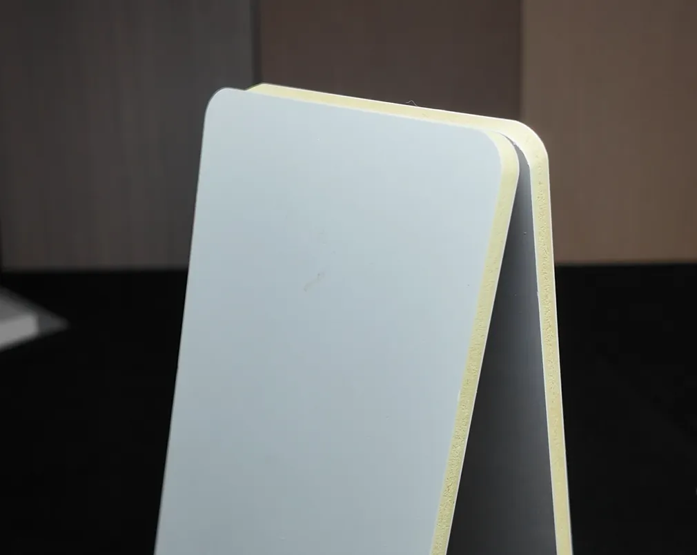 Close-up of rounded decorative wall panel edges